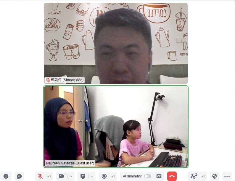 Online group tuition for Mandarin for Cambridge Primary students