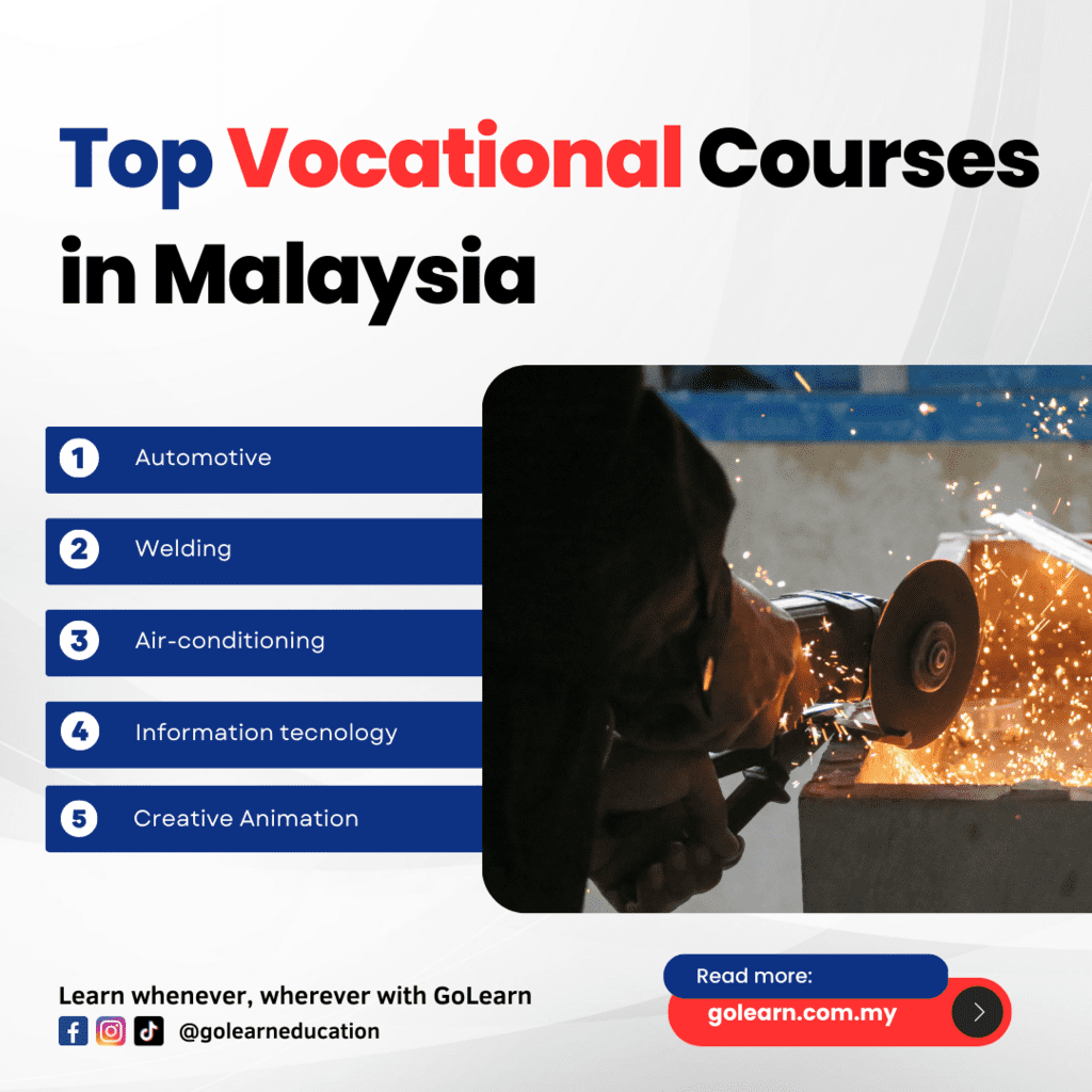 5 Top Vocational Courses in Malaysia